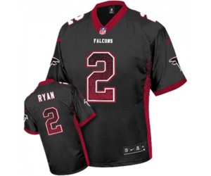 Atlanta Falcons #2 Matt Ryan Elite Black Drift Fashion Football Jersey