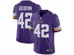 Minnesota Vikings #42 Ben Gedeon Vapor Untouchable Limited Purple Team Color NFL Jersey