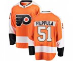 Philadelphia Flyers #51 Valtteri Filppula Fanatics Branded Orange Home Breakaway NHL Jersey