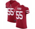 San Francisco 49ers #55 Dee Ford Red Team Color Vapor Untouchable Elite Player Football Jersey