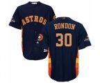 Houston Astros #30 Hector Rondon Replica Navy Blue Alternate 2018 Gold Program Cool Base MLB Jersey