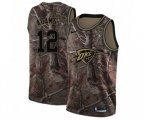Oklahoma City Thunder #12 Steven Adams Swingman Camo Realtree Collection NBA Jersey
