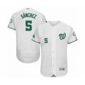 Washington Nationals #5 Adrian Sanchez White Celtic Flexbase Authentic Collection Baseball Player Jersey