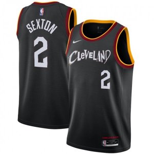 Cleveland Cavaliers #2 Collin Sexton Nike Black 2020-21 Swingman Player Jersey