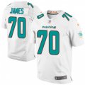 Miami Dolphins #70 Ja'Wuan James Elite White NFL Jersey