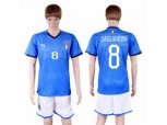 Italy #8 Gagliardini Home Soccer Country Jersey