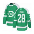 Dallas Stars #28 Stephen Johns Authentic Green 2020 Winter Classic Hockey Jersey