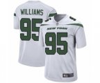 New York Jets #95 Quinnen Williams Game White Football Jersey