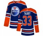 Edmonton Oilers #33 Cam Talbot Premier Royal Blue Alternate NHL Jersey