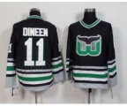 Hartford Whalers #11 Dineen Black CCM Throwback Stitched NHL Jersey
