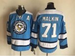 Pittsburgh Penguins #71 Malkin Throwback blue NHL jerseys