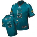 Jacksonville Jaguars #5 Blake Bortles Elite Teal Green Drift Fashion NFL Jersey