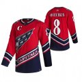 Washington Capitals #8 Alexander Ovechkin Red Adidas 2020-21 Reverse Retro Alternate NHL Jersey