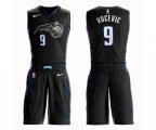 Orlando Magic #9 Nikola Vucevic Swingman Black Basketball Suit Jersey - City Edition