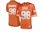 Men's Texas Longhorns Brian Orakpo #98 College Football Jersey - Burnt Orange