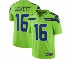 Seattle Seahawks #16 Tyler Lockett Limited Green Rush Vapor Untouchable Football Jersey