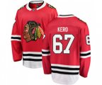 Chicago Blackhawks #67 Tanner Kero Fanatics Branded Red Home Breakaway NHL Jersey