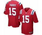 New England Patriots #15 N'Keal Harry Game Red Alternate Football Jersey