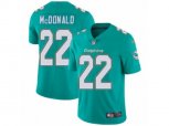 Miami Dolphins #22 T.J. McDonald Vapor Untouchable Limited Aqua Green Team Color NFL Jersey