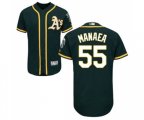 Oakland Athletics #55 Sean Manaea Green Alternate Flex Base Authentic Collection Baseball Jersey