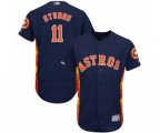 Houston Astros Garrett Stubbs Navy Blue Alternate Flex Base Authentic Collection Baseball Player Jersey