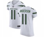 New York Jets #11 Robby Anderson Elite White Football Jersey