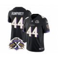 Baltimore Ravens #44 Marlon Humphrey Black 2023 F.U.S.E Throwback Vapor Limited Stitched Jersey