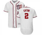 Washington Nationals #2 Adam Eaton White Flexbase Authentic Collection Baseball Jersey
