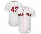 Boston Red Sox #47 Tyler Thornburg White 2019 Gold Program Flex Base Authentic Collection Baseball Jersey