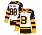 Adidas Boston Bruins #88 David Pastrnak Authentic White 2019 Winter Classic NHL Jersey
