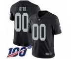 Oakland Raiders #00 Jim Otto Black Team Color Vapor Untouchable Limited Player 100th Season Football Jersey