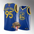 Golden State Warriors #95 Juan Toscano-Anderson 2022 Blue NBA Finals Stitched Jersey