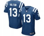Indianapolis Colts #13 T.Y. Hilton Elite Royal Blue Team Color Football Jersey