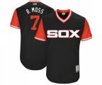 Chicago White Sox #7 Tim Anderson B. Moss Authentic Black 2017 Players Weekend Baseball Jersey