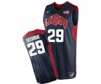 Nike Team USA #29 Paul George Authentic Navy Blue 2012 Olympics Basketball Jersey