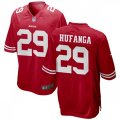 San Francisco 49ers #29 Talanoa Hufanga Nike Scarlet Vapor Limited Player Jersey