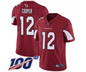 Arizona Cardinals #12 Pharoh Cooper Red Team Color Vapor Untouchable Limited Player 100th Season Football Jersey