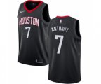 Houston Rockets #7 Carmelo Anthony Authentic Black Basketball Jersey Statement Edition