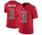 Tampa Bay Buccaneers #3 Jameis Winston Limited Red Rush Vapor Untouchable Football Jersey