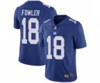 New York Giants #18 Bennie Fowler Royal Blue Team Color Vapor Untouchable Limited Player Football Jersey
