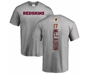 Washington Redskins #17 Terry McLaurin Ash Backer T-Shirt