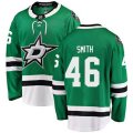 Dallas Stars #46 Gemel Smith Authentic Green Home Fanatics Branded Breakaway NHL Jersey