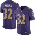 Baltimore Ravens #32 Eric Weddle Limited Purple Rush Vapor Untouchable NFL Jersey