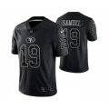 San Francisco 49ers #19 Deebo Samuel Black Reflective Limited Stitched Football Jersey