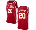 Atlanta Hawks #20 John Collins Authentic Red Basketball Jersey Statement Edition