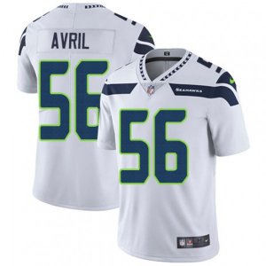 Seattle Seahawks #56 Cliff Avril White Vapor Untouchable Limited Player NFL Jersey