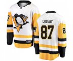 Pittsburgh Penguins #87 Sidney Crosby Fanatics Branded White Away Breakaway NHL Jersey