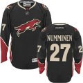 Arizona Coyotes #27 Teppo Numminen Authentic Black Third NHL Jersey