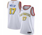 Golden State Warriors #17 Chris Mullin Authentic White Hardwood Classics Basketball Jersey - San Francisco Classic Edition