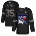 New York Rangers #35 Mike Richter Black Authentic Classic Stitched NHL Jersey